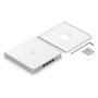 Ubiquiti Unifi U6-Enterprise-IW Access Point WiFi 6E con 6 GHz, 4800 Mbps, 4 Puertos LAN y PoE, Blanco