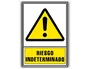 Archivo 2000 Pictograma Riesgo Indeterminado PVC Amarillo Luminiscente 210x297 mm