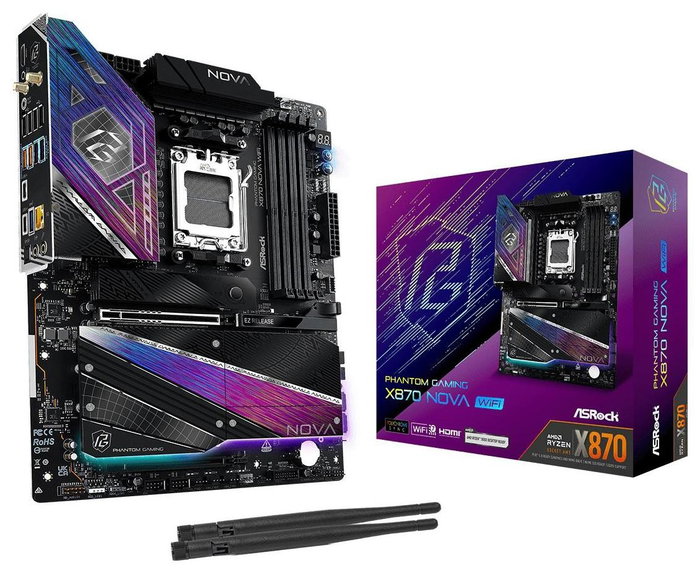 ASRock X870 Nova WiFi AM5 ATX DDR5