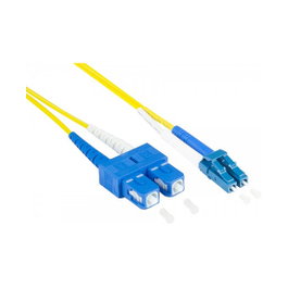 GoodConnections Cable de parcheo de fibra óptica OS2 SM 9/125 LC/SC 7,5m