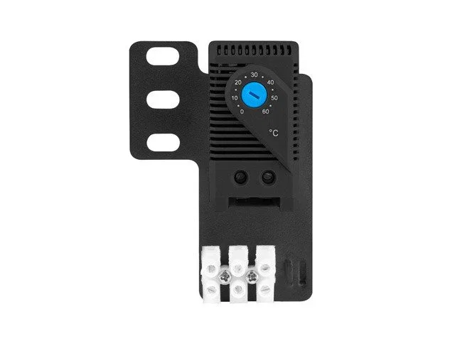 Lanberg AK-1505-B Termostato Lazo Cerrado para Armario Rack 19", Sensor de Temperatura, 15A, 250V, 0-60°C