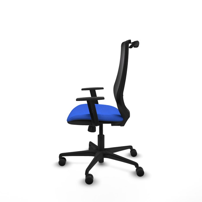 PIQUERAS Y CRESPO Silla de oficina Mardos con mecanismo Sincro, Azul y Negro PIQUERAS Y CRESPO Silla de oficina Mardos con mecanismo Sincro, Azul y Negro
