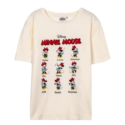 Cerdá Camiseta Jersey Minnie Corta Niño 14 Años Beige