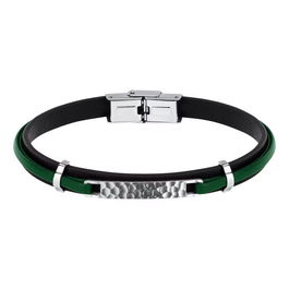 Pulsera Hombre Sector SZV115 Plata Negro