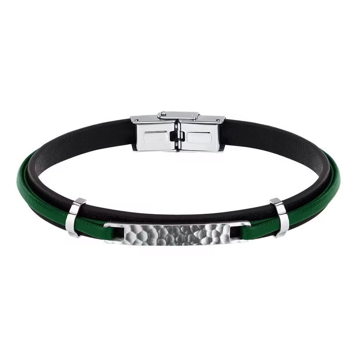 Pulsera Hombre Sector SZV115 Plata Negro Pulsera Hombre Sector SZV115 Plata Negro