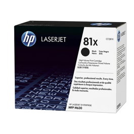 HP Cartucho de tóner 81X CF281XC Negro