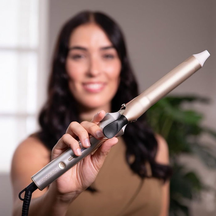 Cecotec Rizador de Pelo SurfCare CurlClip 58W cerámica 5 temperaturas apagado automático Cecotec Rizador de Pelo SurfCare CurlClip 58W cerámica 5 temperaturas apagado automático