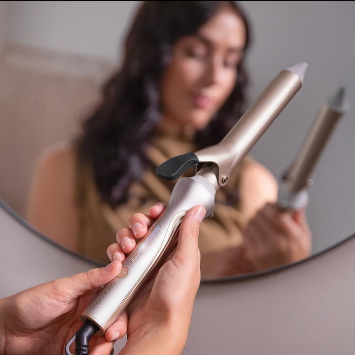 Cecotec Rizador de Pelo SurfCare CurlClip 58W cerámica 5 temperaturas apagado automático Cecotec Rizador de Pelo SurfCare CurlClip 58W cerámica 5 temperaturas apagado automático