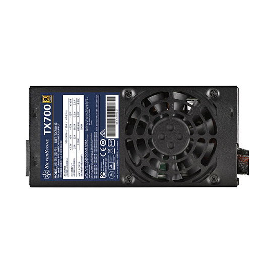 Silverstone Technology TX700-G Fuente de Alimentación 700W 80 Plus Gold No Modular Negro