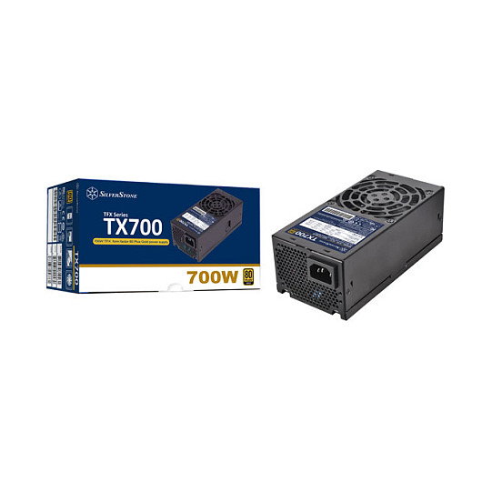 Silverstone Technology TX700-G Fuente de Alimentación 700W 80 Plus Gold No Modular Negro