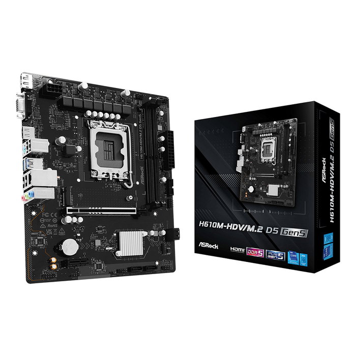 ASRock H610M-HDV/M.2 D5 GEN5 ASRock H610M-HDV/M.2 D5 GEN5