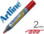 Artline ek-517 Rotulador para Pizarra Blanca, Punta Redonda 2 mm, Tinta de Bajo Olor, Color Rojo