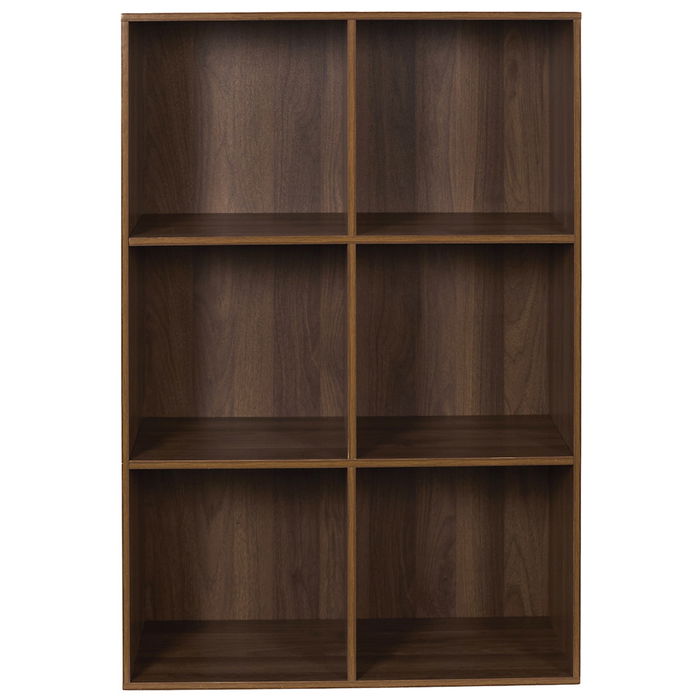 Home Deco Factory Estantería Tiffany Con 6 Compartimentos Colección Cocooning 66,6x31,8x97,8cm