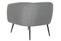 DKD Home Decor Sillón Scandi Gris Negro 81x75x73 cm