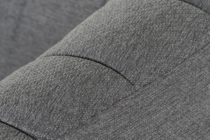 DKD Home Decor Sillón Scandi Gris Negro 81x75x73 cm