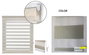DKD Home Decor Estor DIA-NOCHE Gris 80x190 cm