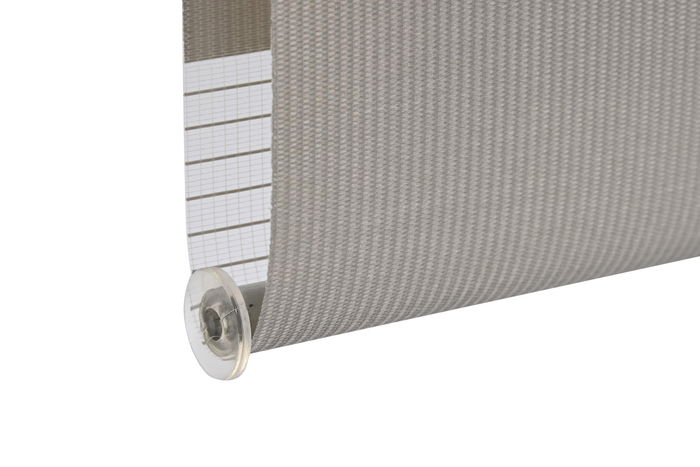 DKD Home Decor Estor Día-Noche Gris 190 x 80 cm