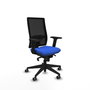 PIQUERAS Y CRESPO Silla de oficina Horna con mecanismo Sincro, Azul y Negro
