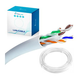 Extralink Cable de red Cat6 UTP 50m Blanco