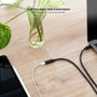 Nanocable Cable USB-C 3.2 Gen2x2 100 W Prolongador Macho a Hembra 1,5 m