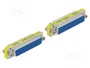 DeLOCK 65002 Cambiador de género D-Sub de 50 pines Plata
