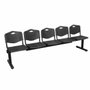 Piqueras Y Crespo Bancada Iso Plastic 5 plazas PVC Negro