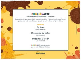 SANTILLANA, PLASTICA Y VISUAL 3 PRIMARIA CUADERNO CON FICHA EMOCION AMARILLA ED19