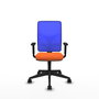 PIQUERAS Y CRESPO Silla Motilla Sincro Naranja y Azul