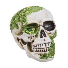 My Other Me Calavera Joyas Verde 14 x 20 x 16 cm