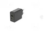 GOOBAY Cargador de red con 2 puertos USB y Quick Charge 3.0