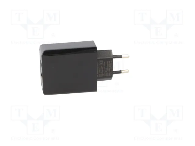 GOOBAY Cargador de red con 2 puertos USB y Quick Charge 3.0