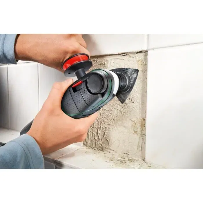 Bosch Herramienta multifunción PMF 250 CE + 20 Accesorios - Sistema AutoClic, Motor 250W, Electrónica Constante, 6 Velocidades