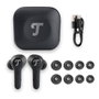 Teufel AIRY TWS Pro True Wireless Bluetooth Auriculares Intraurales con Estuche de Carga Inalambrico, Negro, 7h Audio, Modo Transparencia