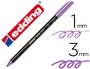 Edding Rotulador 1200 Punta Fibra Violeta Metalizado Tinta Base Agua Punta Redonda 1-3 mm