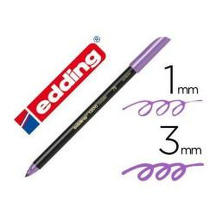 Edding Rotulador 1200 Punta Fina Violeta Metálico (Set de 10)