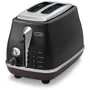 De'Longhi Tostadora CTOV2103.BK 900W 2 ranuras Negro mate Chocolate