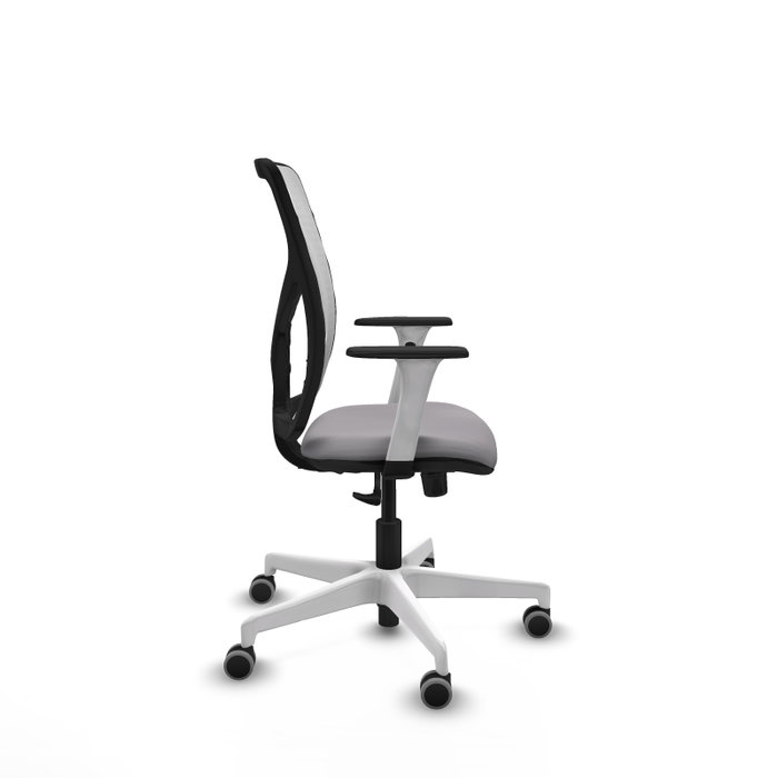 PIQUERAS Y CRESPO Silla de oficina Motilla con mecanismo Sincro Gris y Blanco PIQUERAS Y CRESPO Silla de oficina Motilla con mecanismo Sincro Gris y Blanco