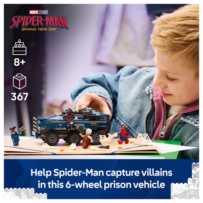 LEGO Marvel Spider-Man: Persecución del Furgón Penitenciario 76349