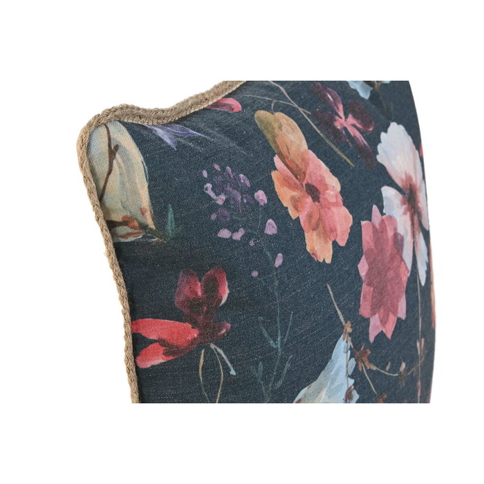 DKD Home Decor Set de 2 Cojines de Algodón Impresos Multicolor 45x45 cm