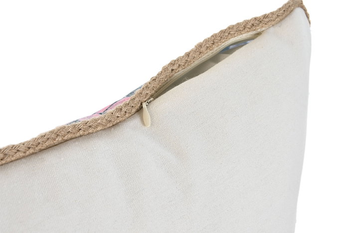 DKD Home Decor Surtido23 Cojín Romantico Multicolor 5 x 45 x 45 cm (2 Unidades) Poliéster