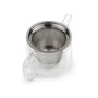 Bredemeijer Tetera Merano con filtro de acero inoxidable, 1,1 l transparentes