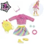 Corolle COR4062013610108 Vestidor Neón para Muñeca Maniquí de 28 cm con 7 Accesorios - Juego de Ropa