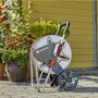 Gardena AquaRoll M Carrete de Manguera con Ruedas de Metal y Mango Telescópico (Máx. 60m)
