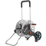 Gardena AquaRoll M Carrete de Manguera con Ruedas de Metal y Mango Telescópico (Máx. 60m)
