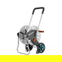 Gardena AquaRoll M Carrete de Manguera con Ruedas de Metal y Mango Telescópico (Máx. 60m)