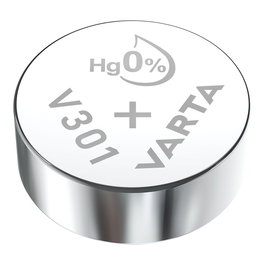 Varta Pila Botón V301 SR43 1,55 V Ø11,6 x 4,2 mm Óxido de Plata Blister 1 Unidad