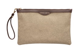 Vince Camuto Crackle Brown Bolso de Mano de Cuero de Polivinilo para Mujer, Elegante y Versátil, Marrón