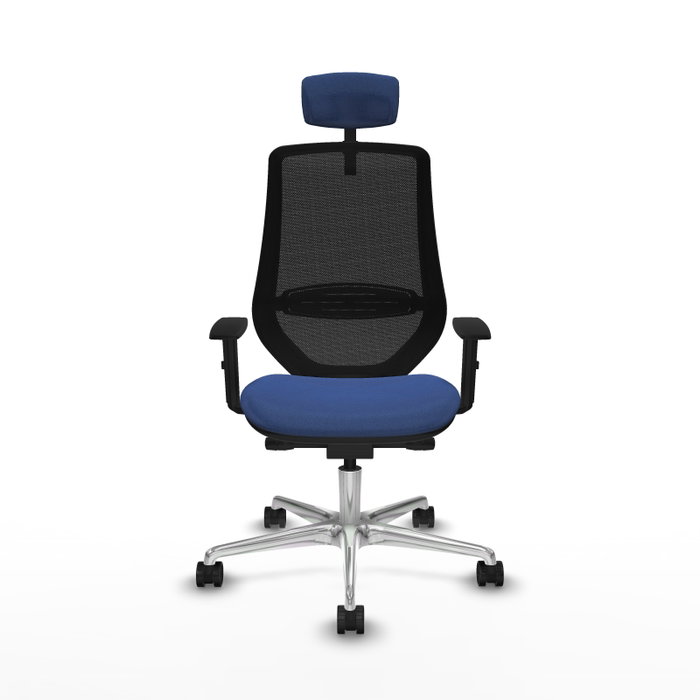 PIQUERAS Y CRESPO Silla de oficina Mardos con mecanismo Sincro/Traslack, Azul marino y Negro PIQUERAS Y CRESPO Silla de oficina Mardos con mecanismo Sincro/Traslack, Azul marino y Negro