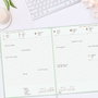 Finocam Agenda Anual Dynamic London 2025 Menta Tapa Dura Acolchada 210x270 mm
