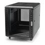 StarTech.com Armario Rack Móvil para Servidores 15U - RK1536BKF - 15 Unidades 19" Profundidad 32in - Carga 800 kg - Incluye Ruedas y Cerradura